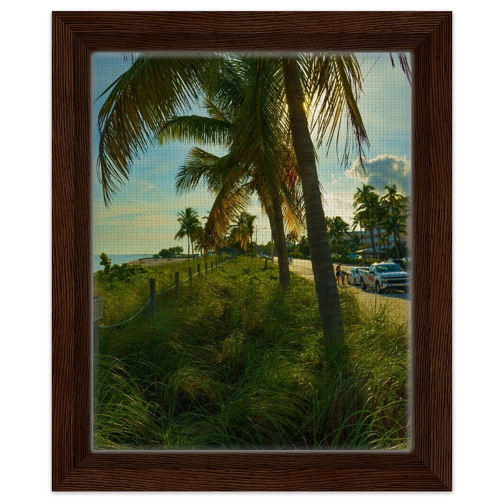 Thumbnail: Key West The Florida Keys Framed Canvas