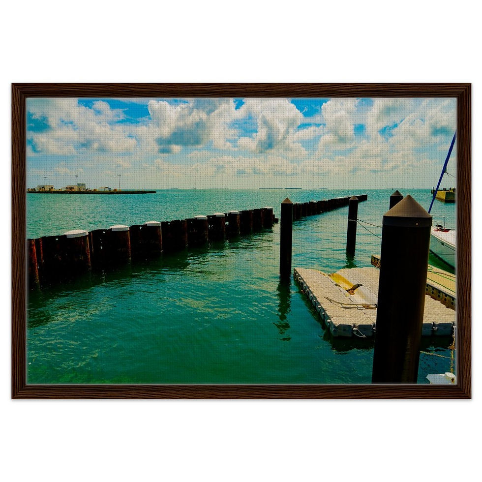 Thumbnail: Key West The Florida Keys Framed Canvas