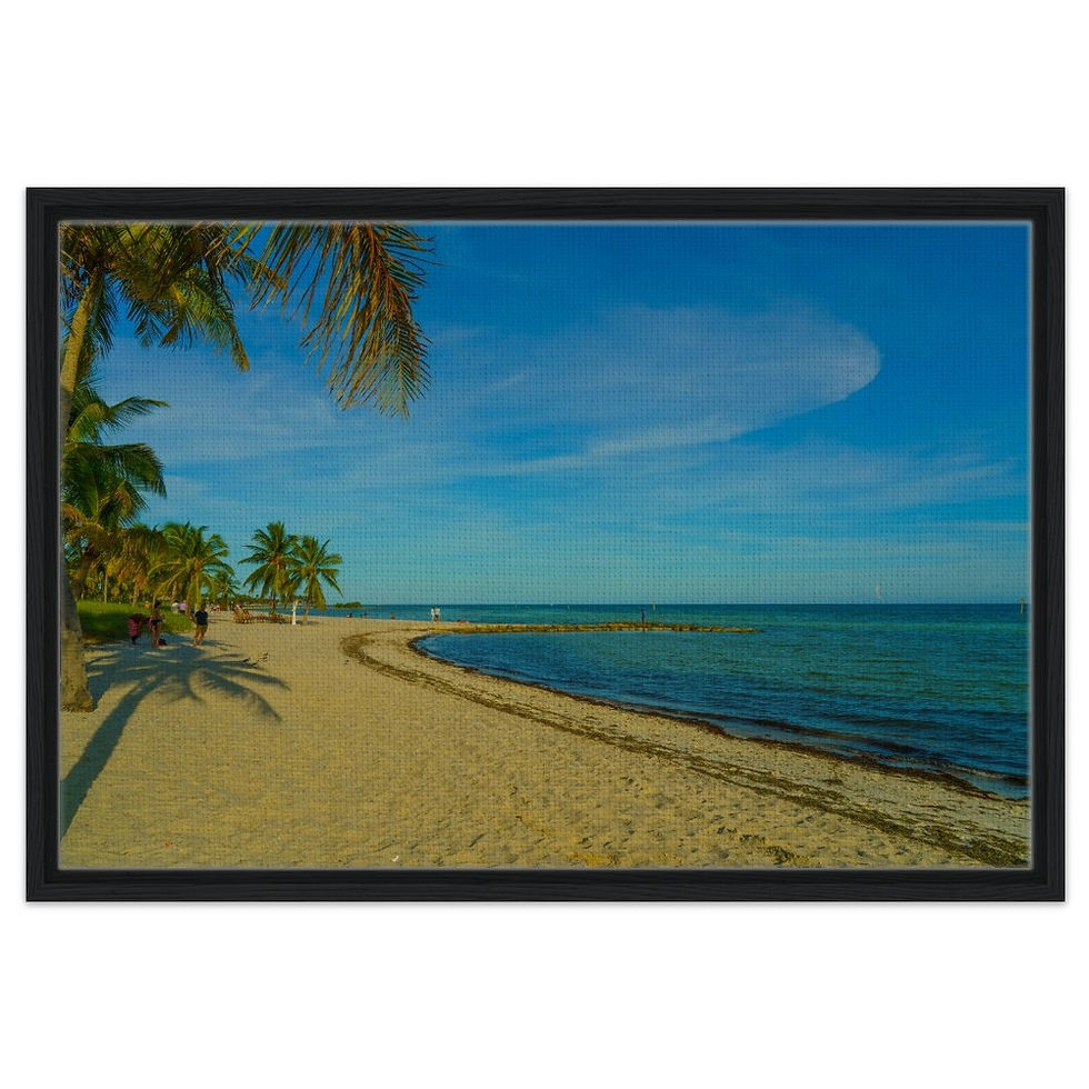 Thumbnail: Key West The Florida Keys Framed Canvas