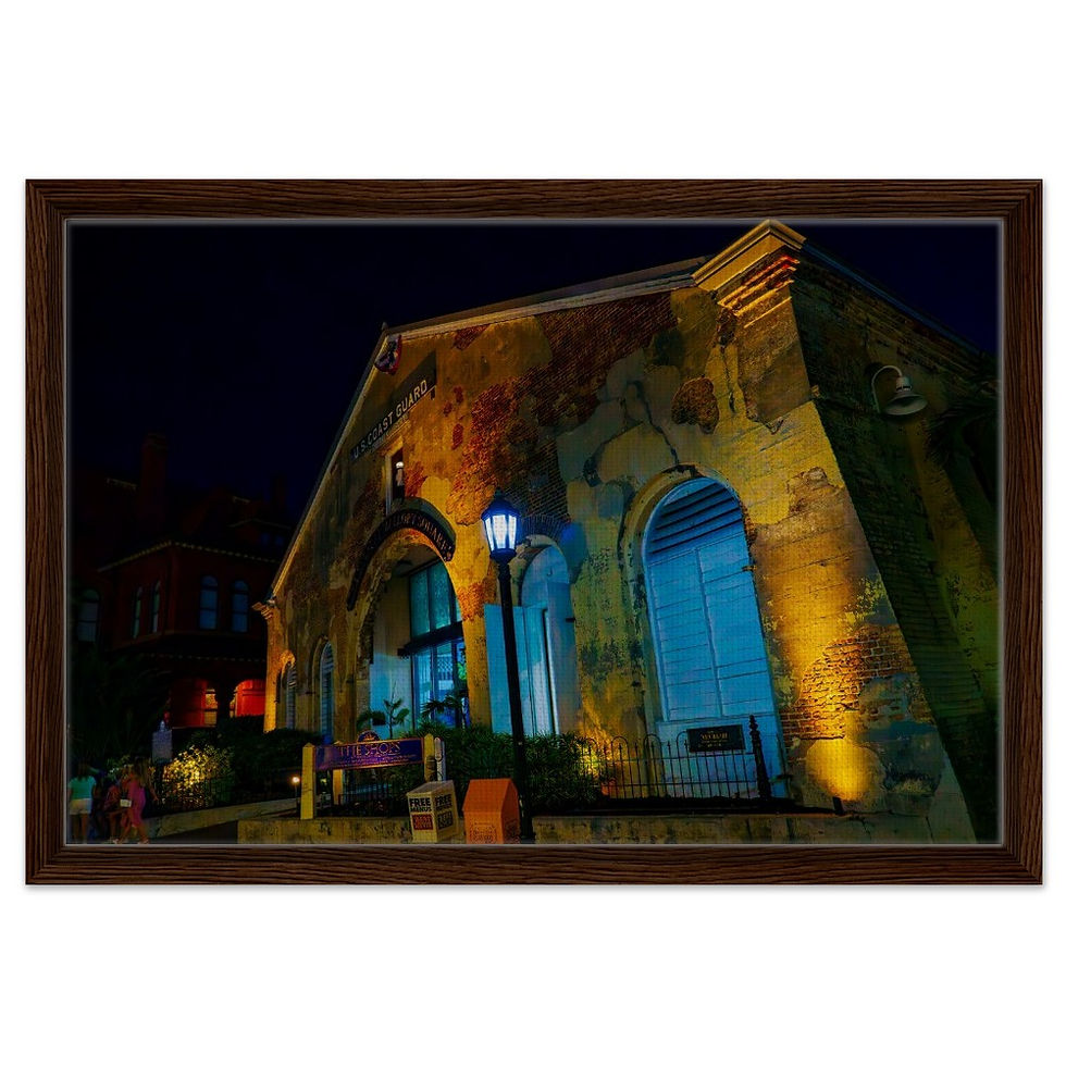 Thumbnail: Key West The Florida Keys Framed Canvas