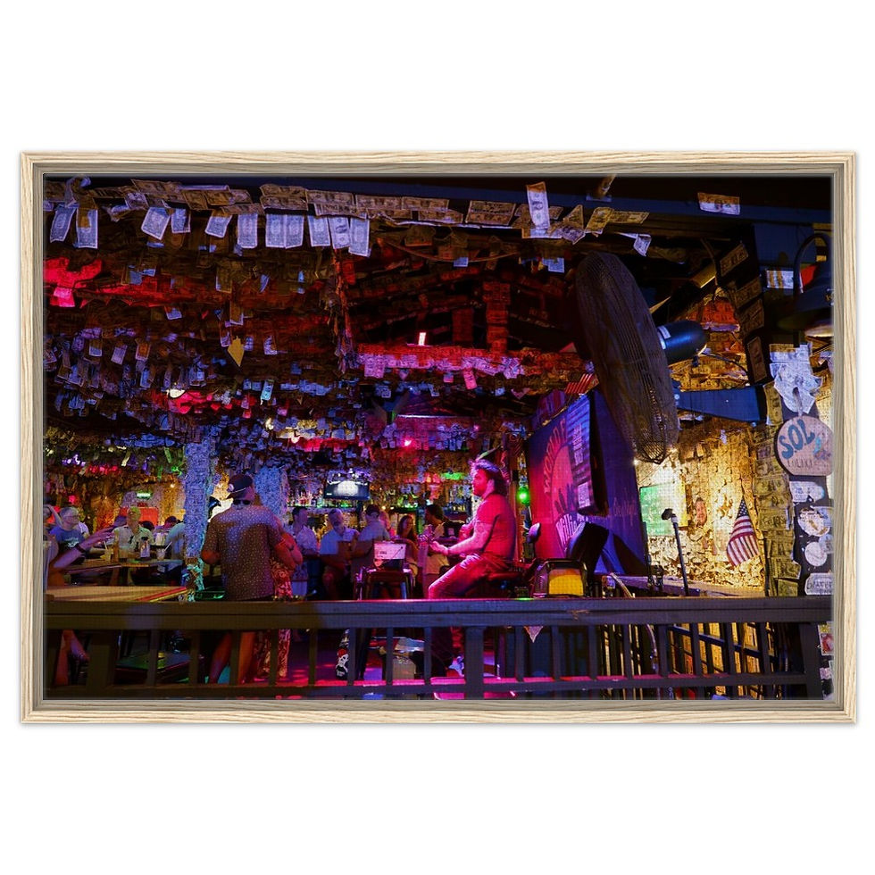 Thumbnail: Key West The Florida Keys Framed Canvas