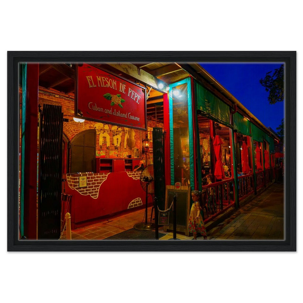 Thumbnail: Key West The Florida Keys Framed Canvas