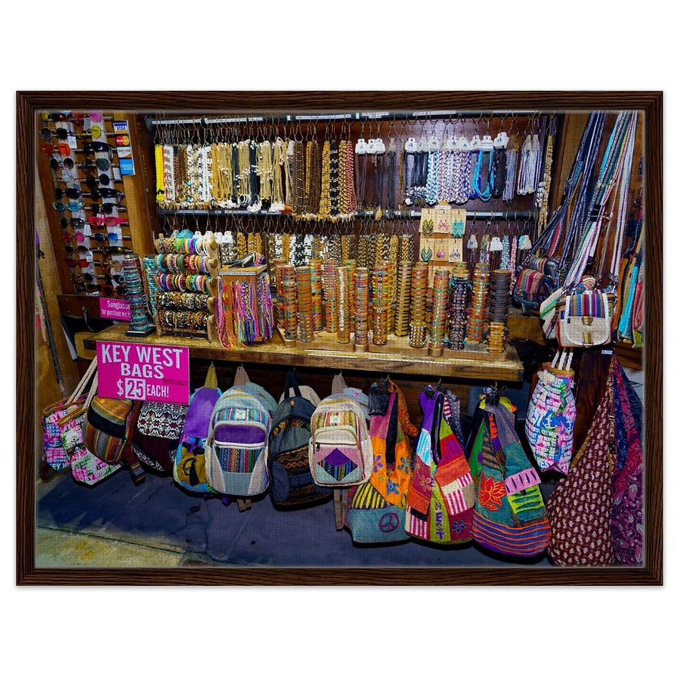 Thumbnail: Key West The Florida Keys Framed Canvas