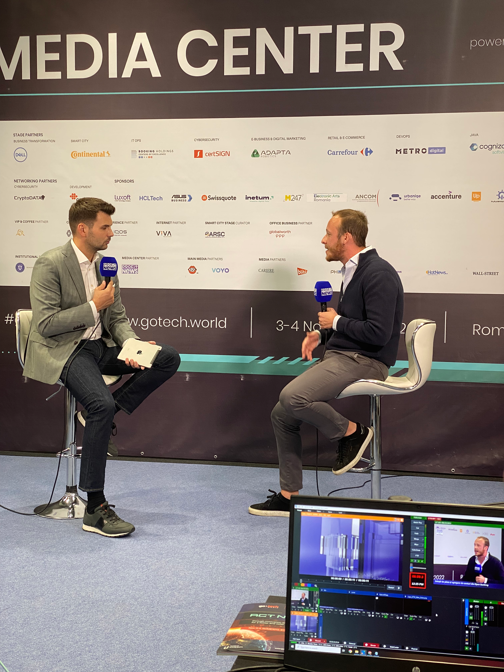 Smart Fintech at GoTech World 2022 in Bucharest.