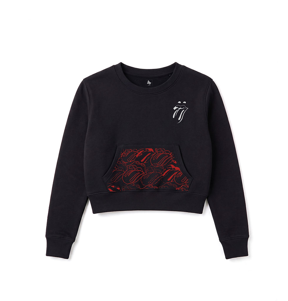 Miniatura: Buzo Crop Rolling Stones