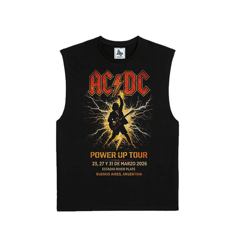 Musculosa Acdc - PWR up fechas Angus | Comprar en Icaro Remeras Argentina