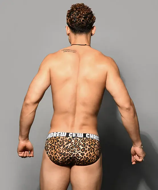 Miniatura: ANDREW CHRISTIAN  SLIP CON "ALMOST NAKED" ESTAMPADO LEOPARDO