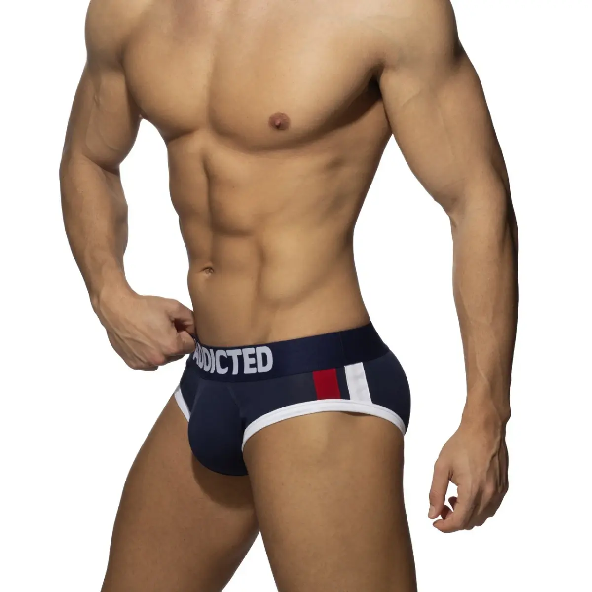 ADDICTED SLIP COLOR NAVY CON PACK UP