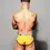 Miniatura: ANDREW CHRISTIAN SLIP RETRO "ALMOST NAKED" AMARILLO