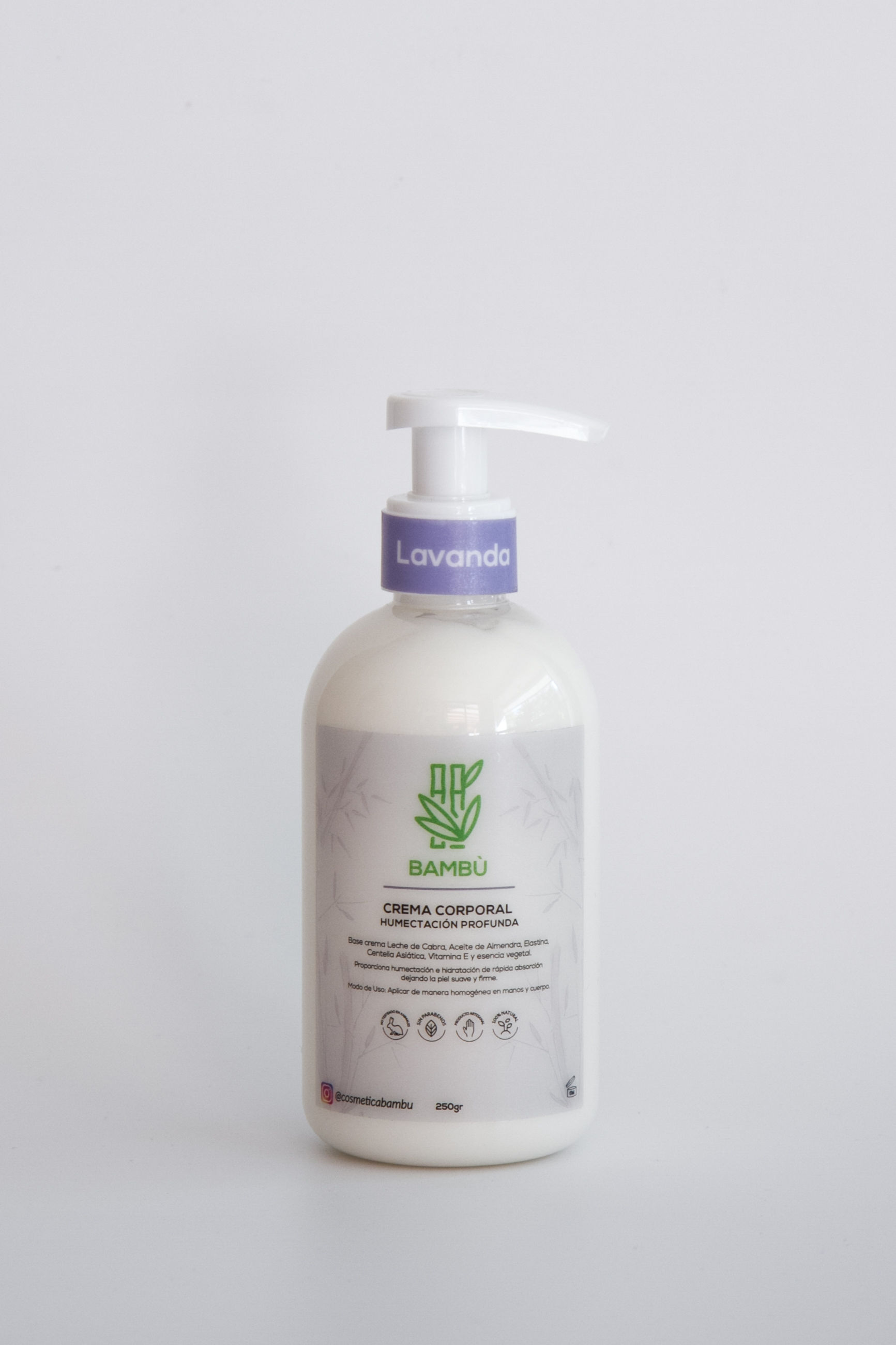 Crema de Cuerpo Lavanda 250gr