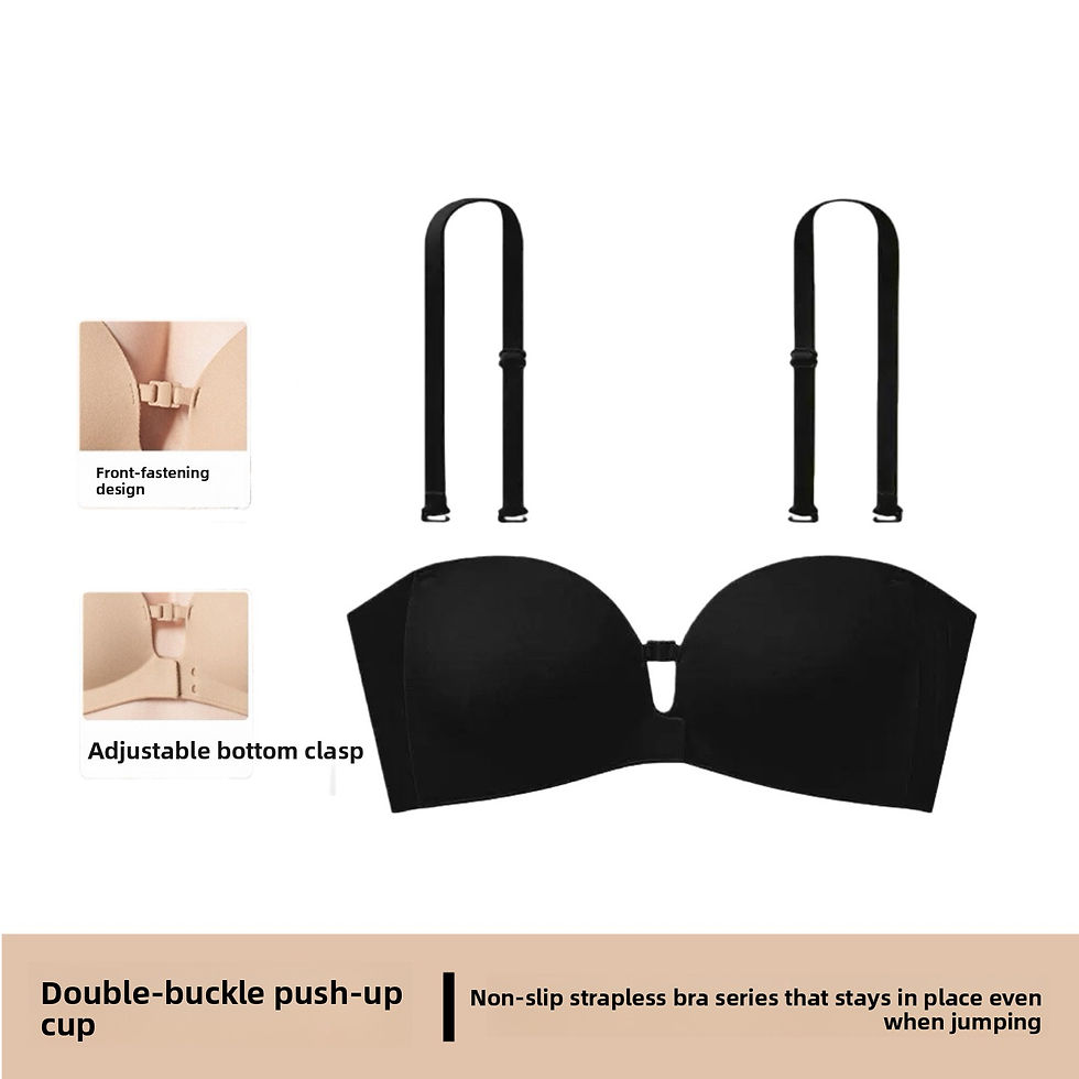 Thumbnail: Strapless Front Clasp Push Up Bra