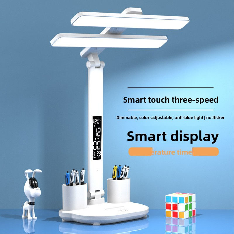 Thumbnail: Adjustable LED Desk Lamp with Eye Protection