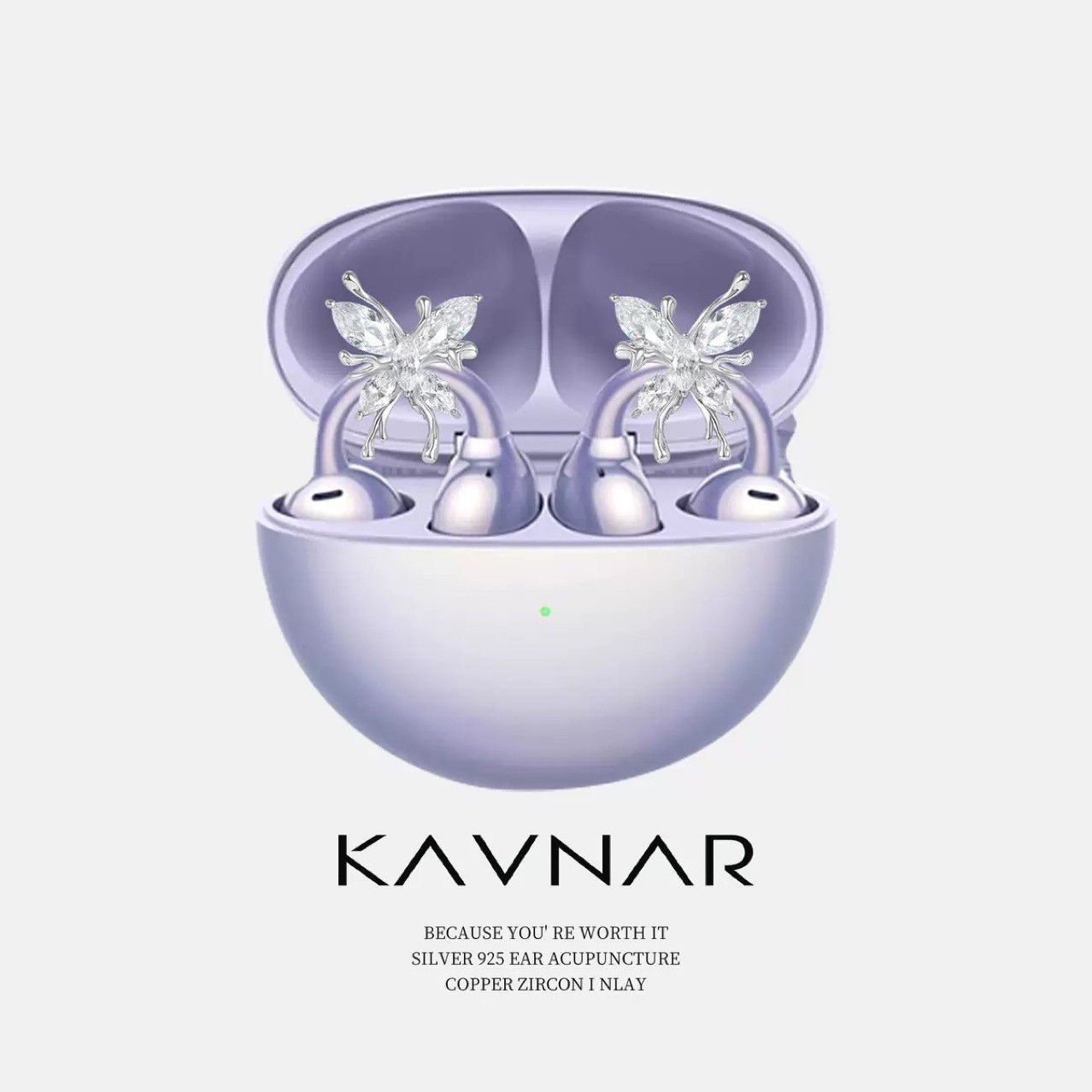Fashion Diamond Earphone Clip Accessories