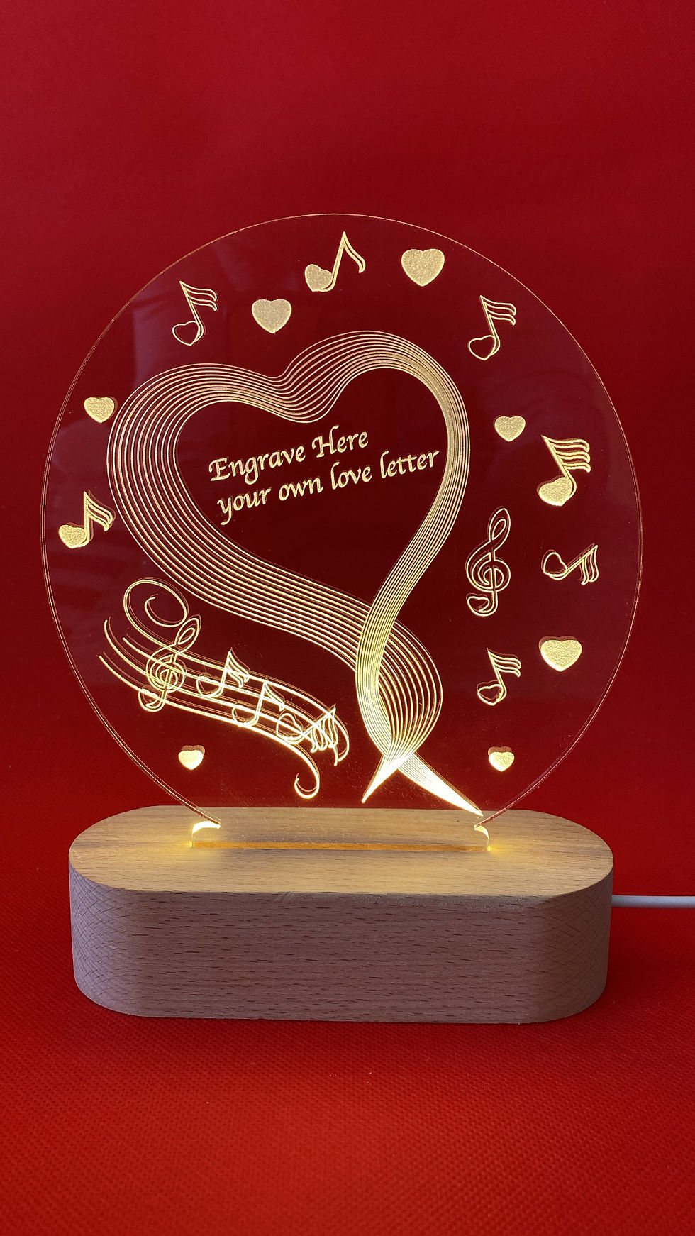 Thumbnail: Valentines day LED night light