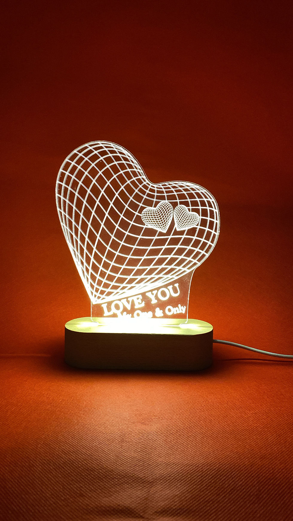 Thumbnail: Valentines day LED night light