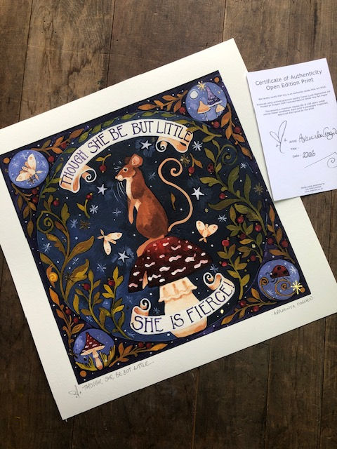 Though She Be But Little, She Is Fierce! PRINT