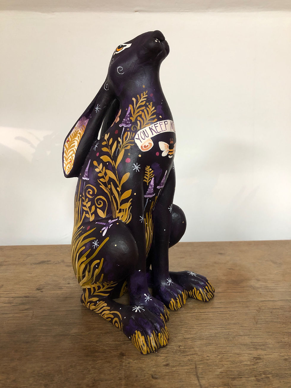 Thumbnail: You Keep Me Wild, hare sculpture