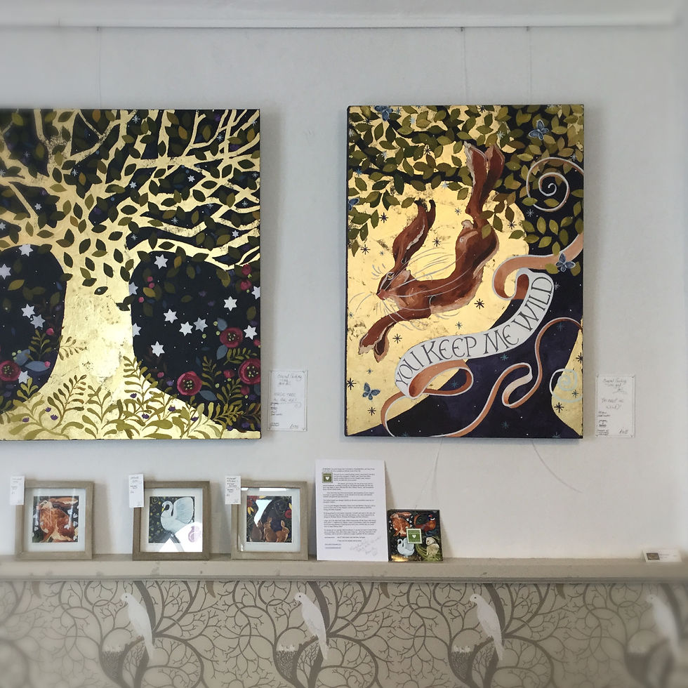 Thumbnail: You Keep Me Wild, ORIGINAL painting on canvas