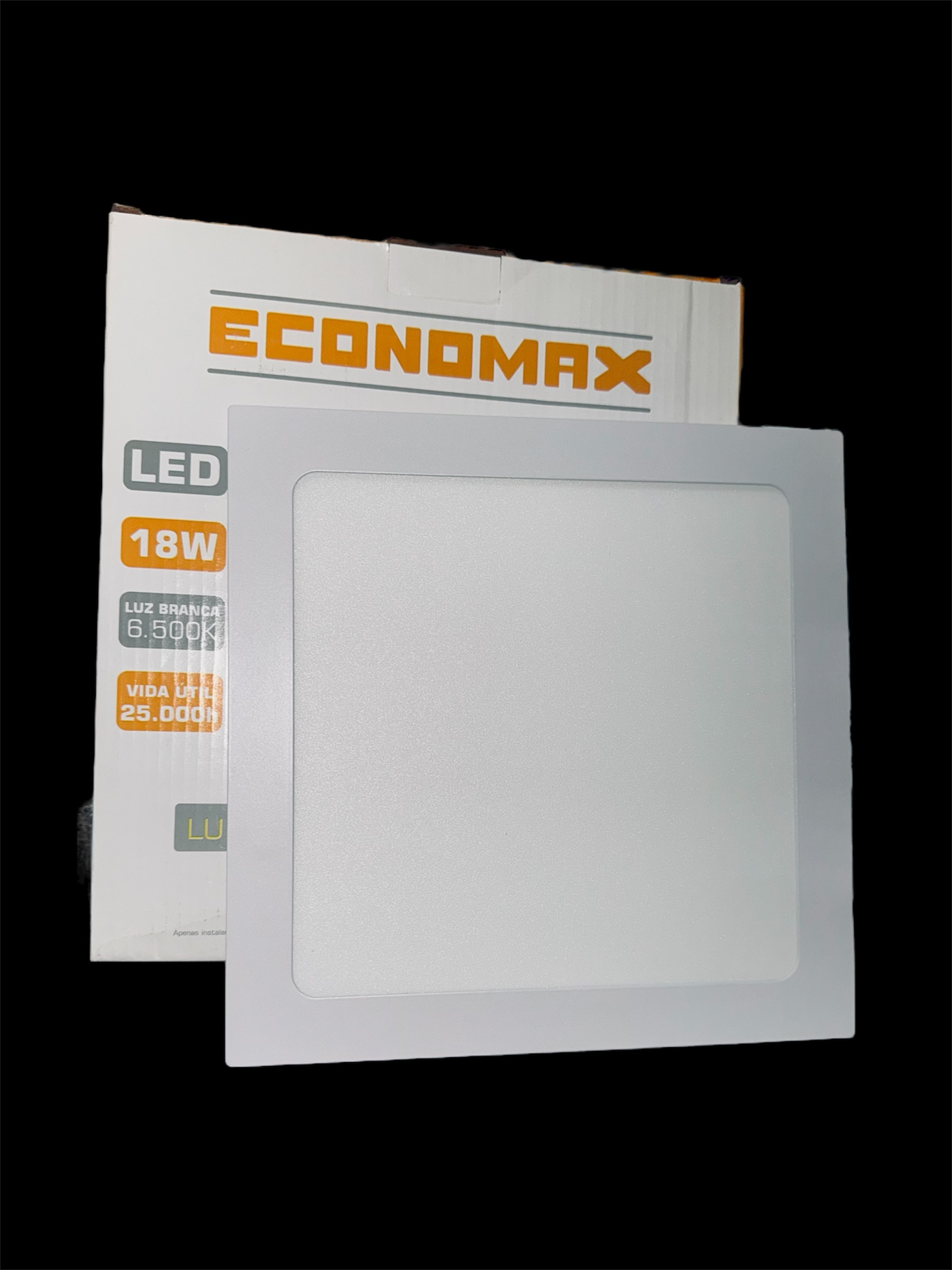 Plafon de led embutir 18w