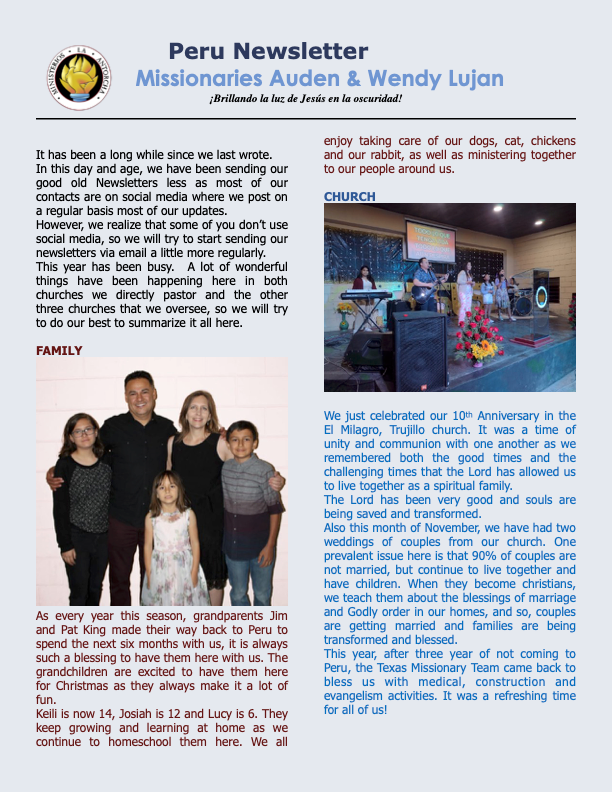 Peru Newsletter Dec 2022