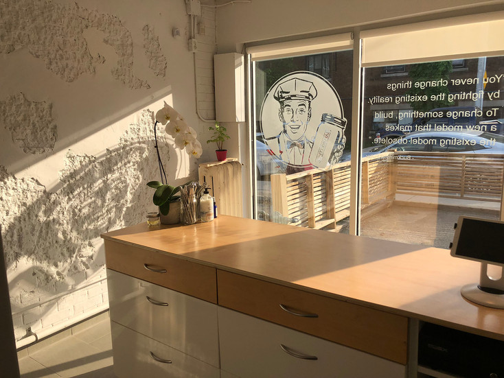 Store interior after renovations