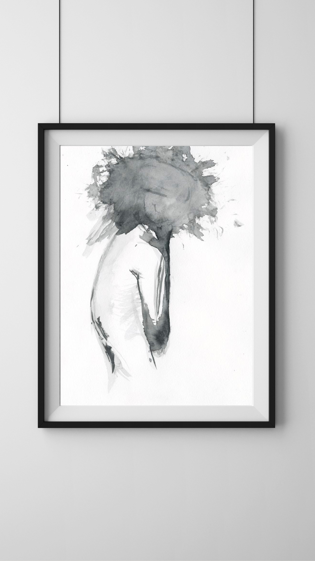 Aquarelle fine art print "The Eruption of Thought" 02|19