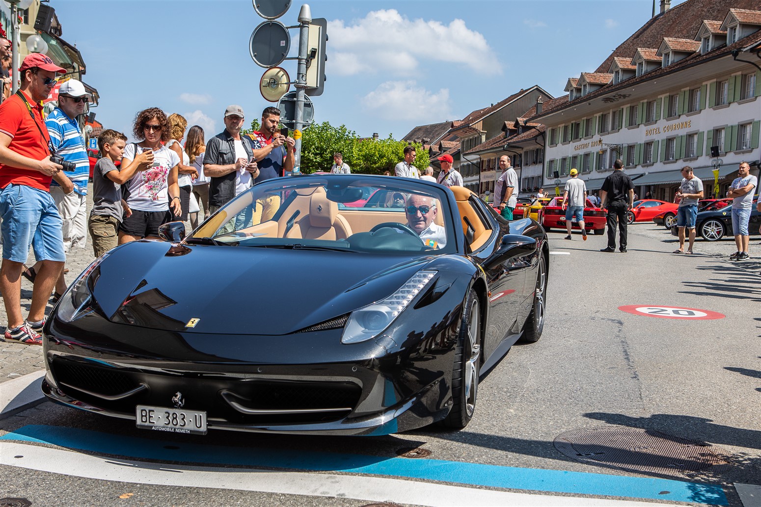 Ferrari Treffen in Aarberg 2018 mit Automobile Németh