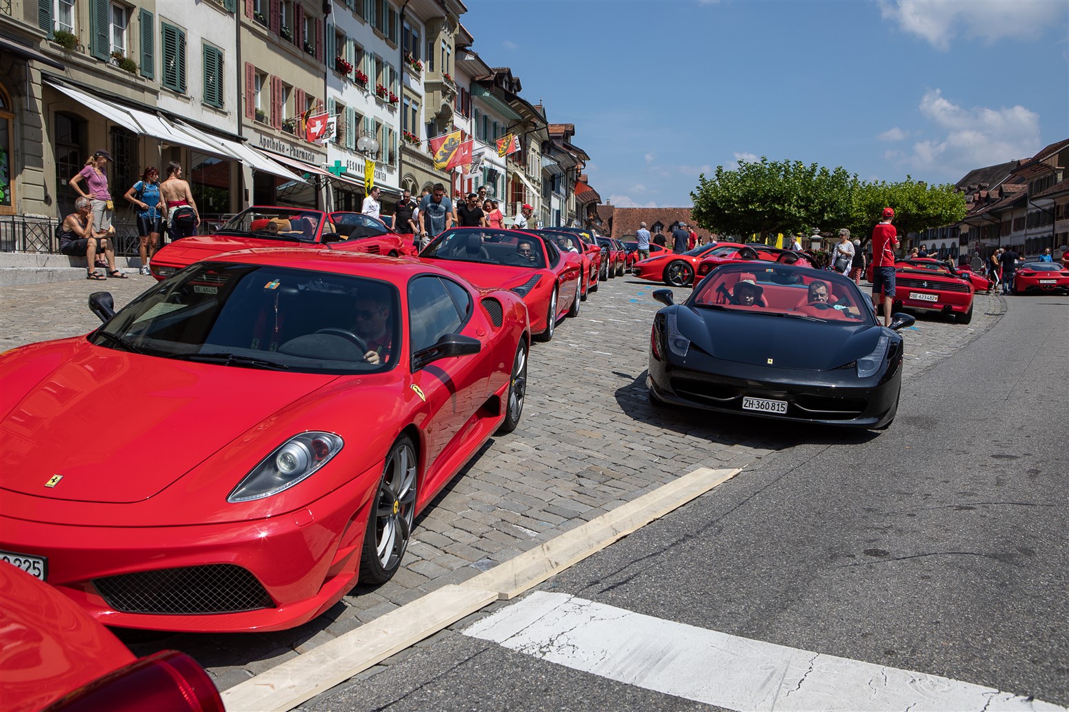 Ferrari Treffen in Aarberg 2018 mit Automobile Németh