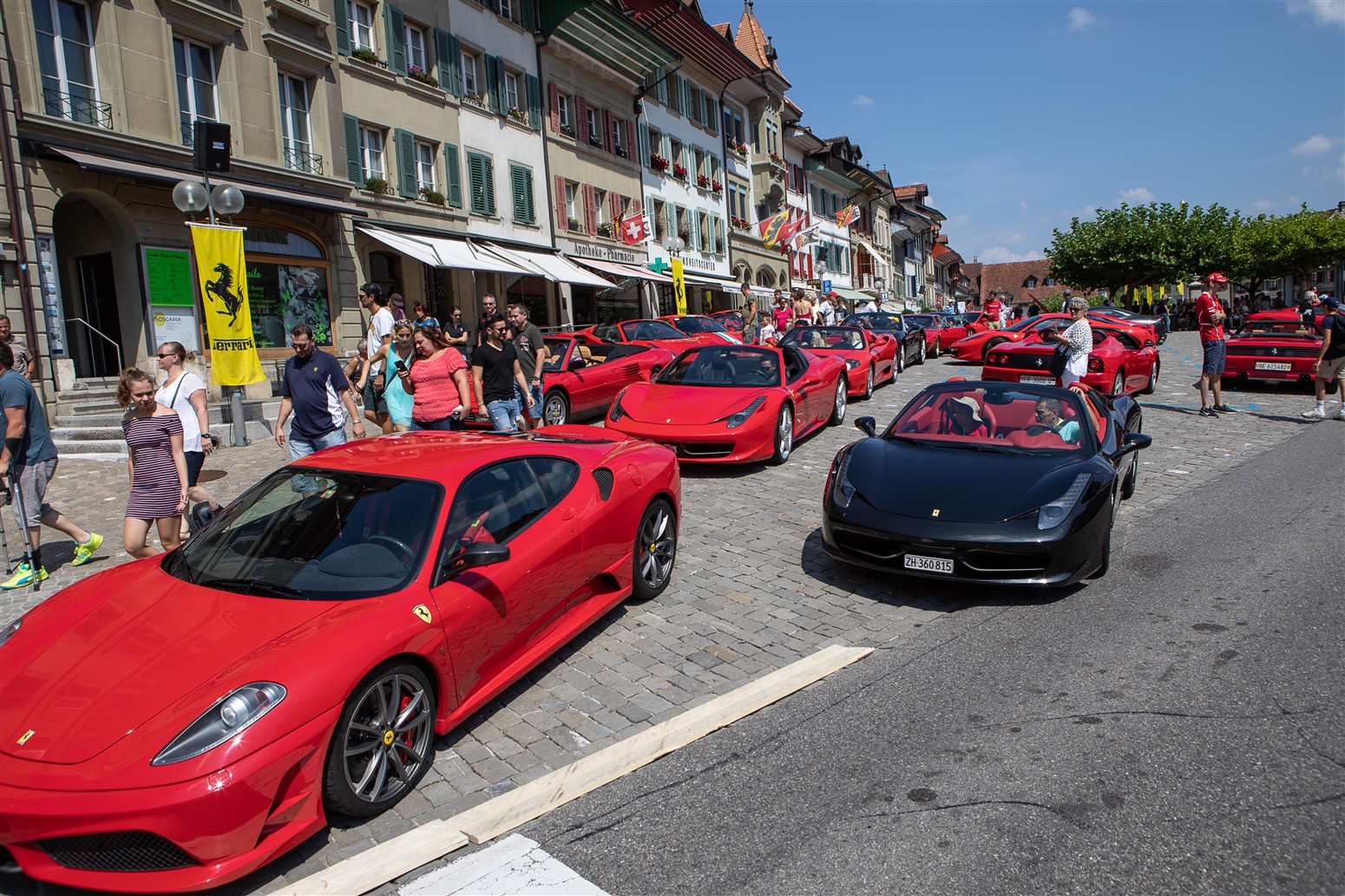 Ferrari Treffen in Aarberg 2018 mit Automobile Németh