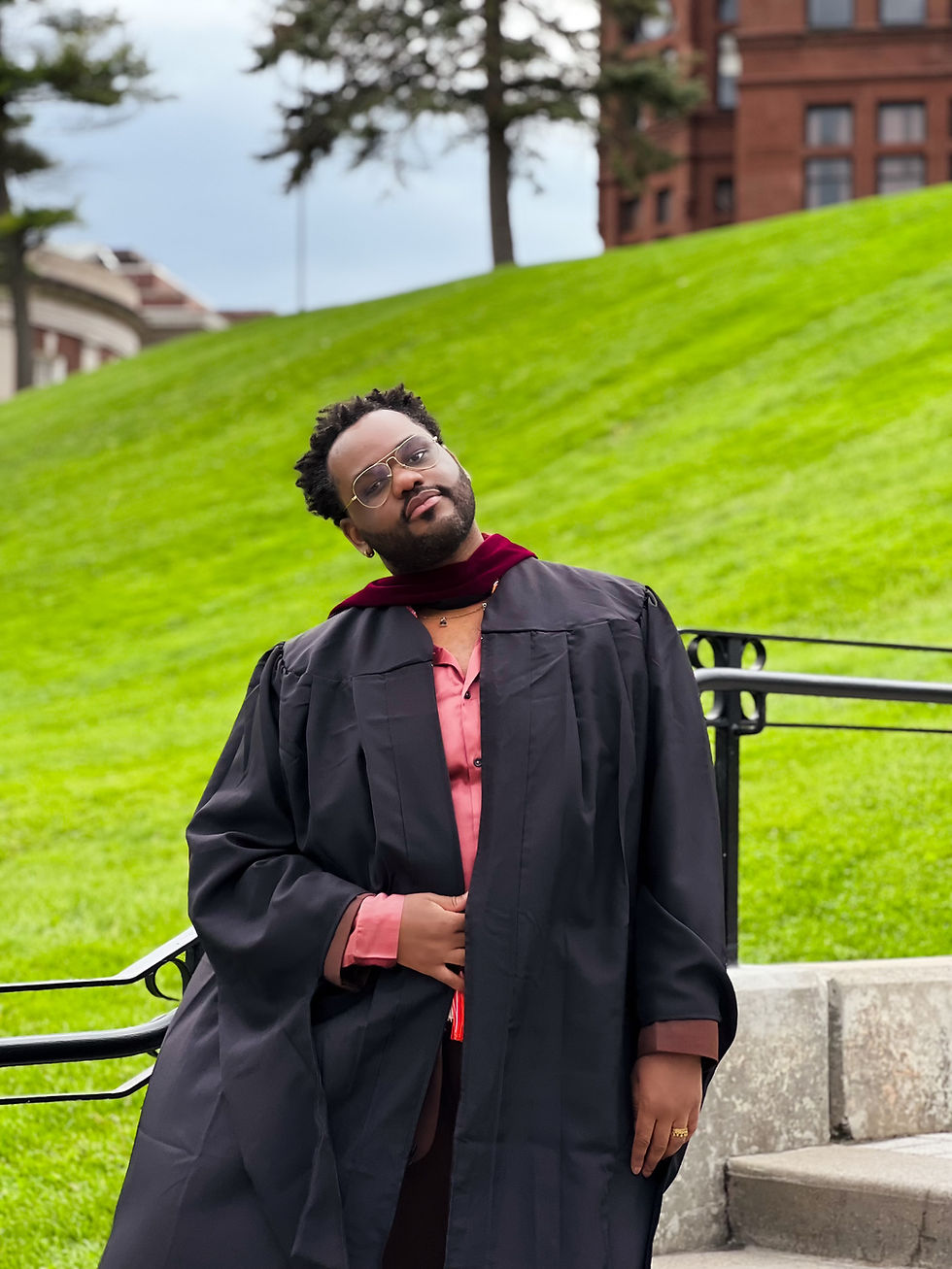 Rayshaun's reflections on a Grad Degree and his journey in entertainment thus far..