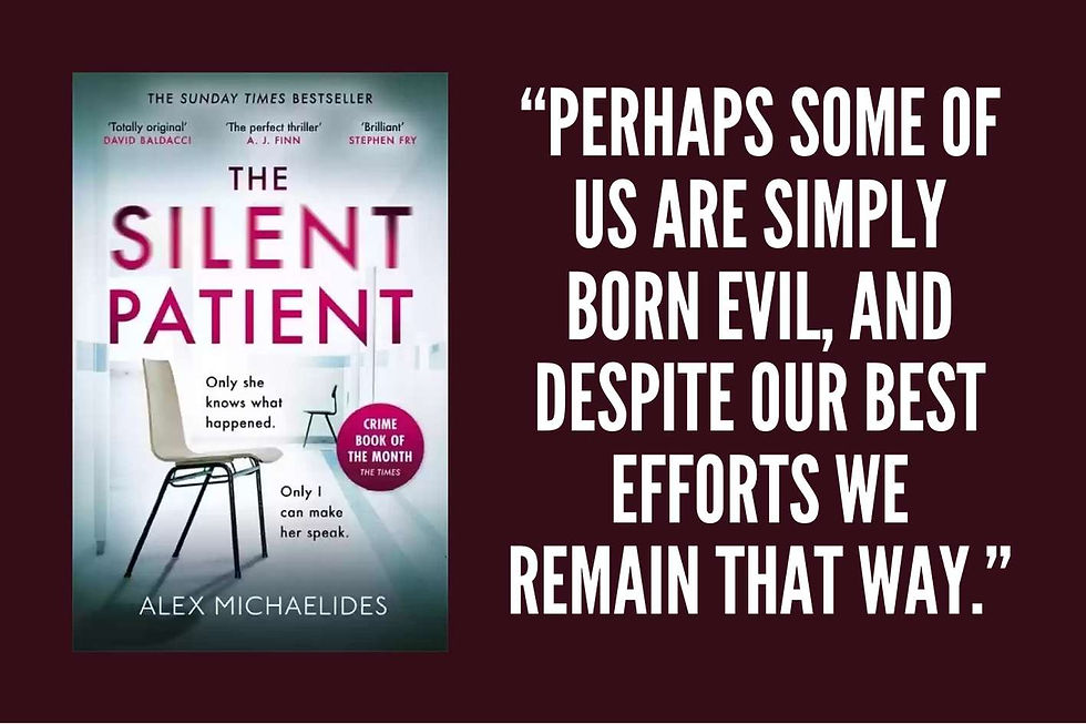 The Silent Patient by Alex Michaelides