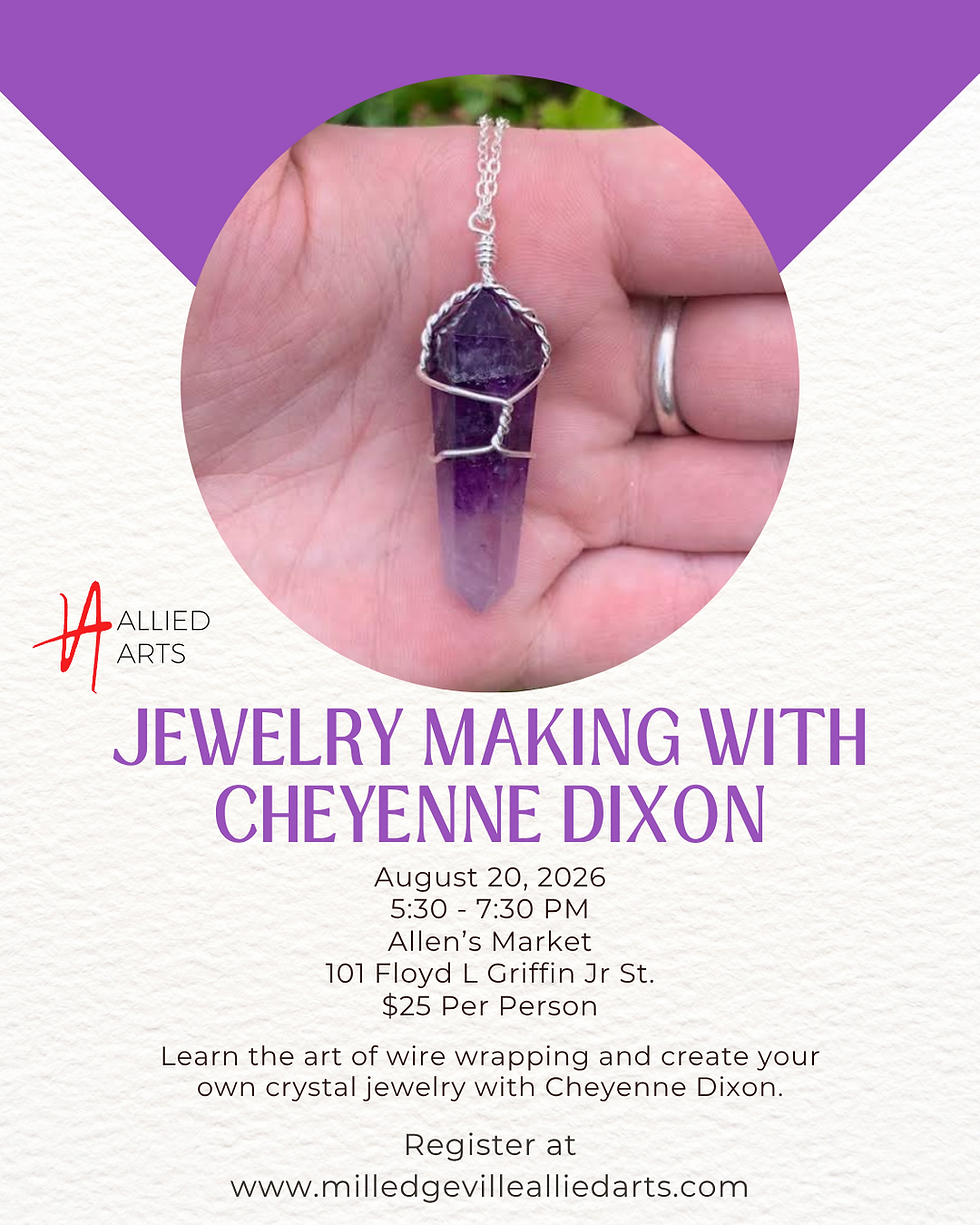 Jewelry Making with Cheyenne Dixon