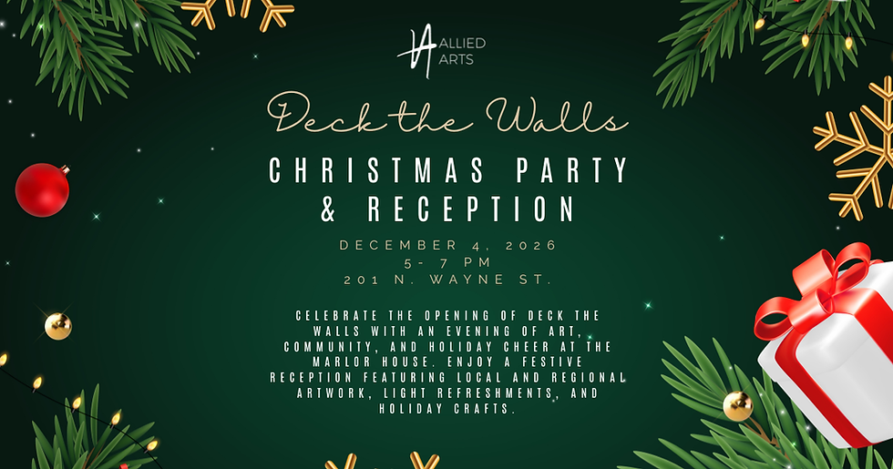 Deck the Walls Christmas Party & Reception