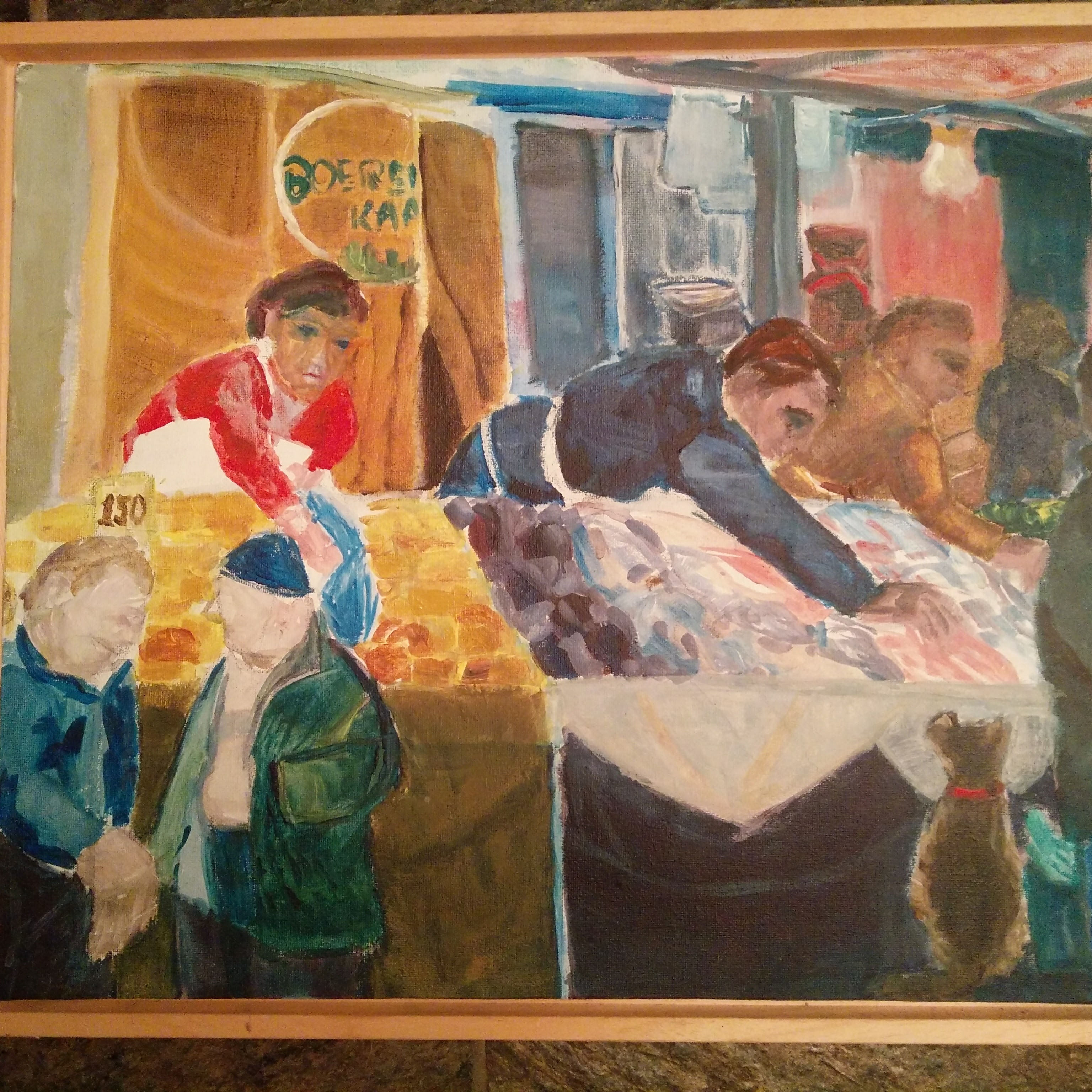 Categorie landschap, Rotterdamse markt (met lijst)