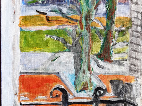 Van binnen naar buiten (parklaan Rotterdam)