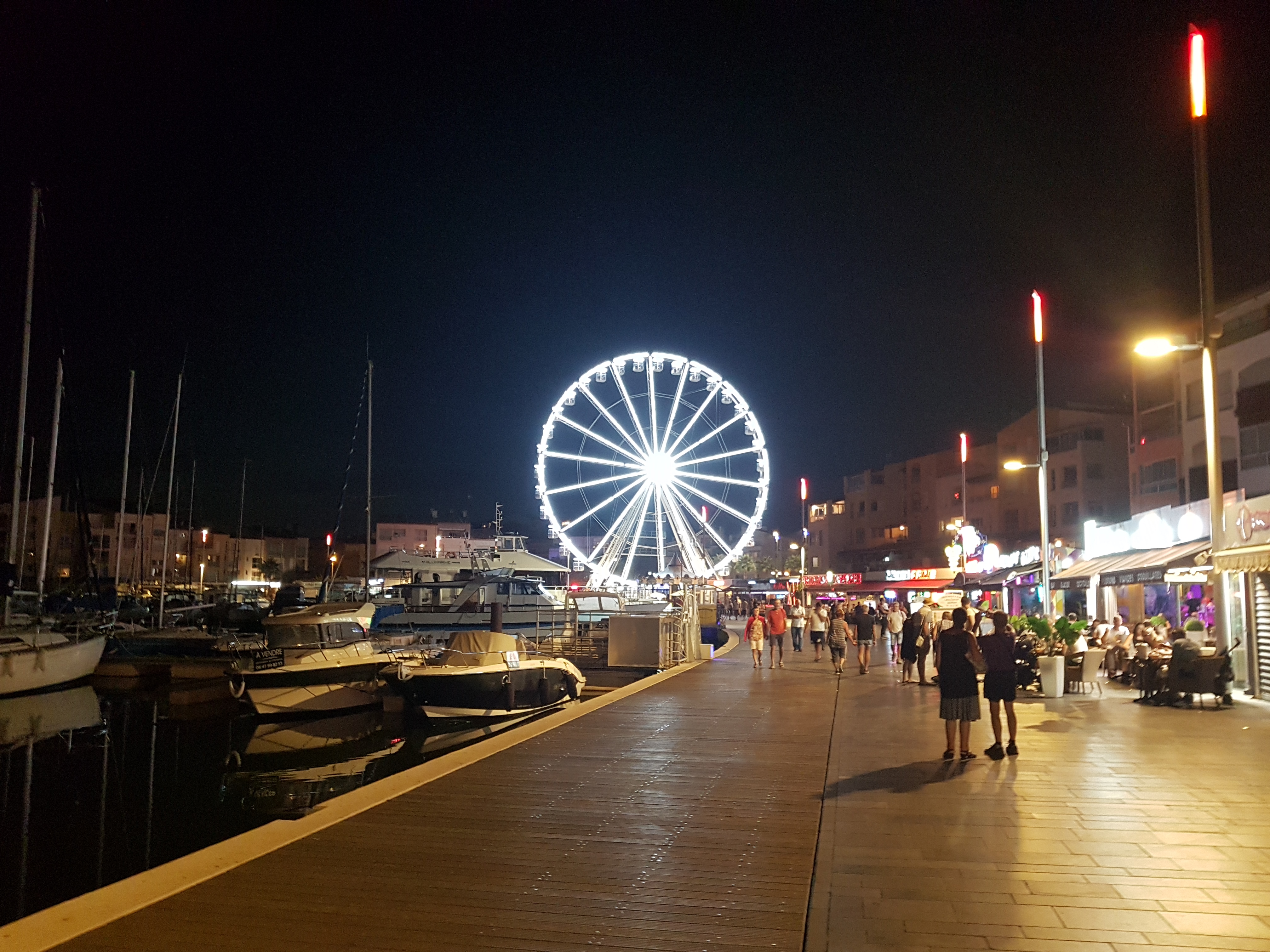 Le port de nuit