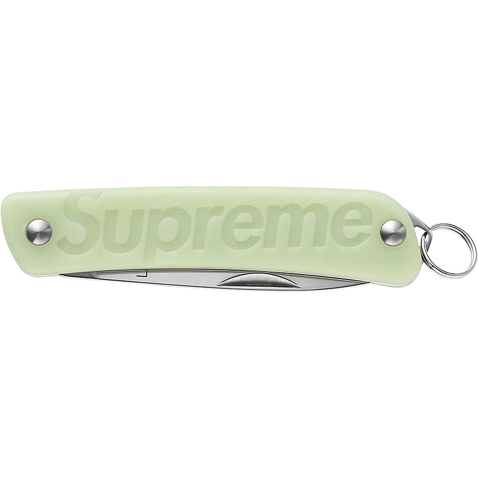 Supreme x Boker Glow-In-The-Dark Keychain Knife