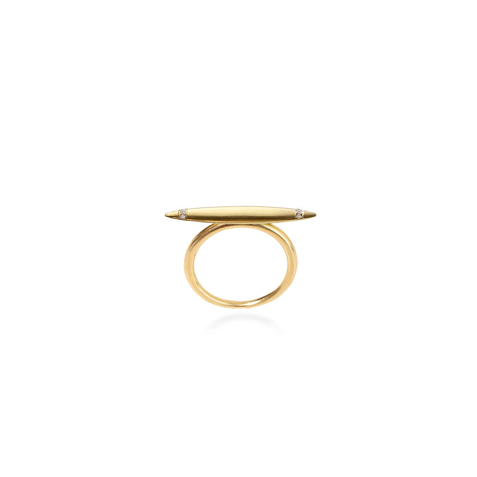 サムネイル： Long Seed Line Diamond Ring