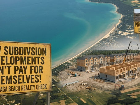 Paving Paradise On Our Dime: How Wasaga Beach Subdivisions Will Destroy Nature and Hike Taxes