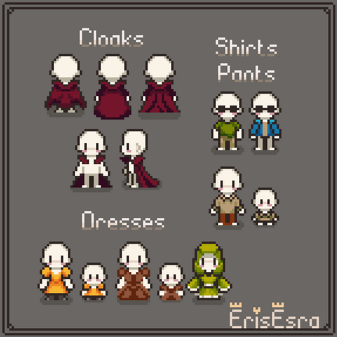 Pixelart Clothing Study 2