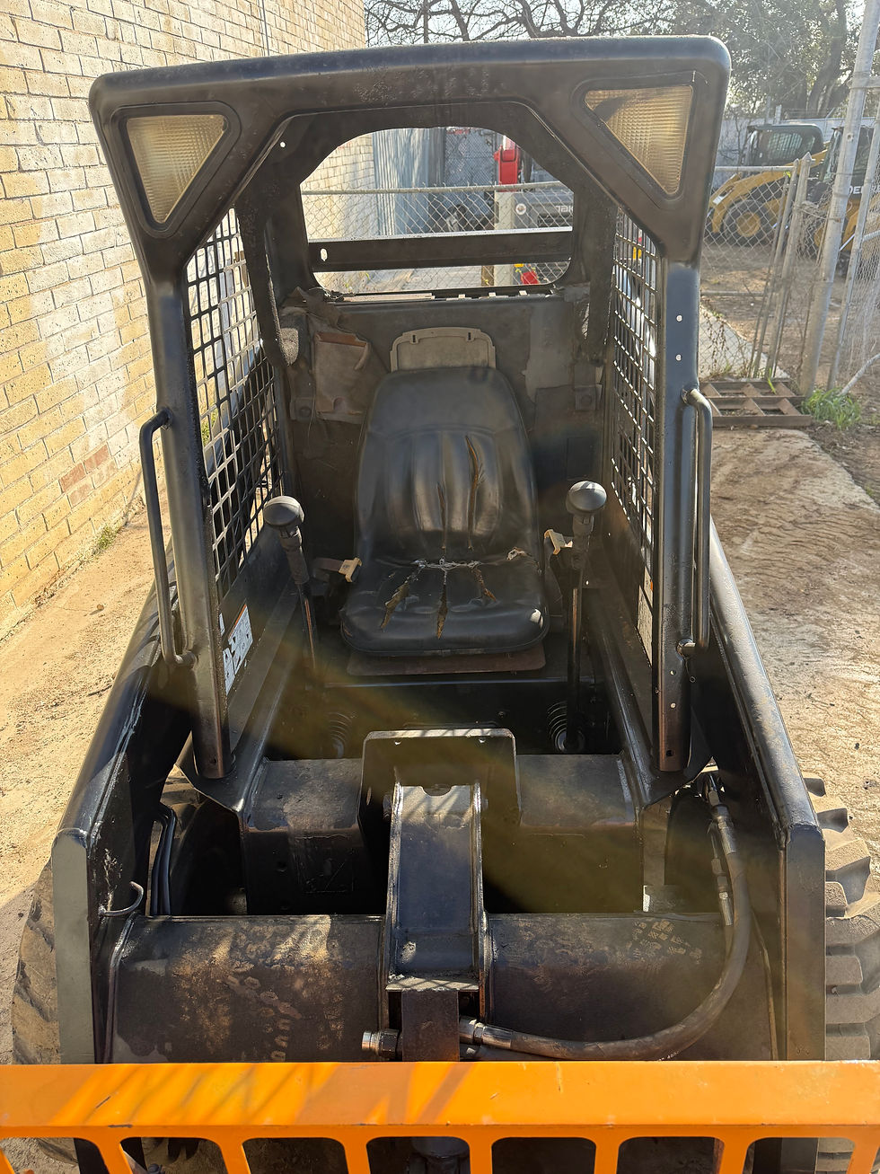 Thumbnail: skid steer loader interioio