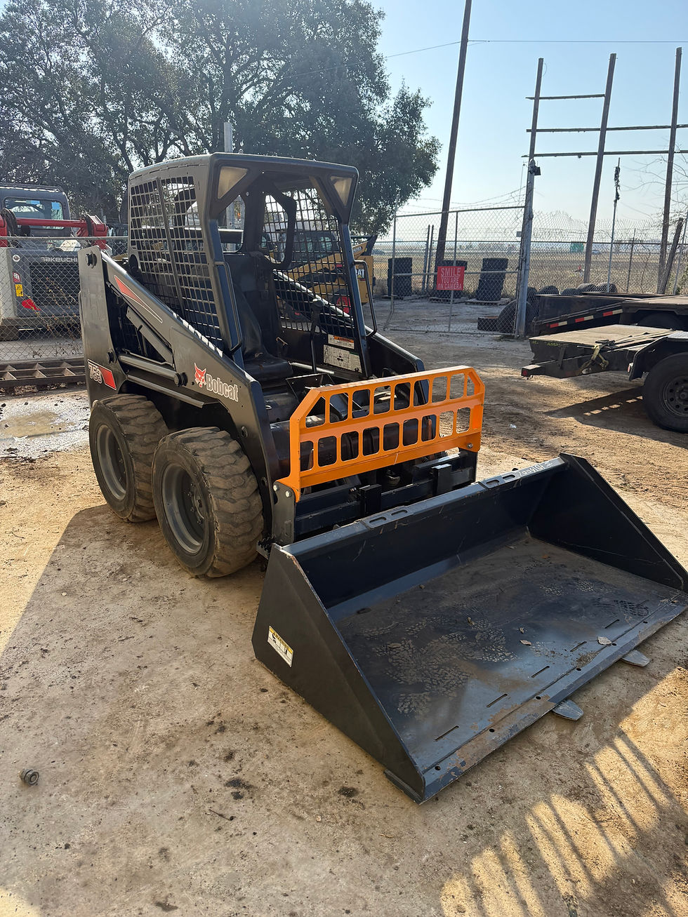Thumbnail: skid steer loader front view