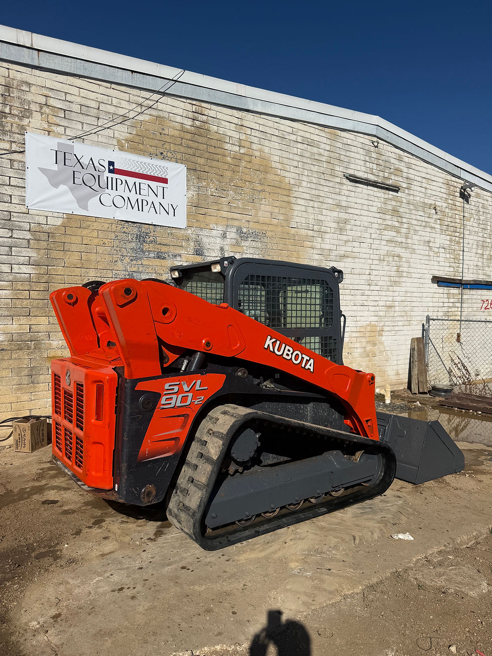 Thumbnail: Skid steer loader rear view