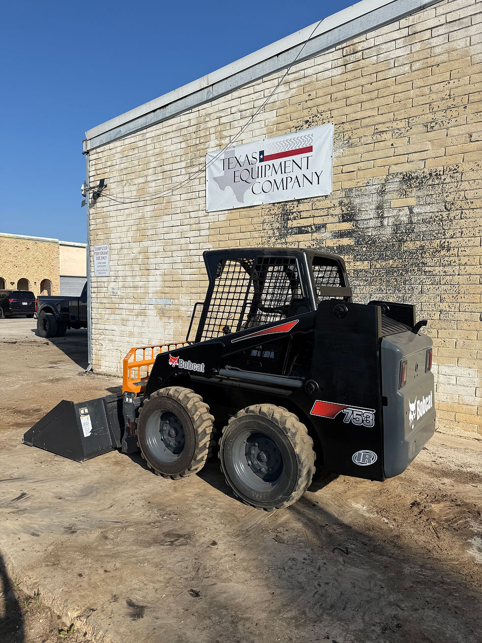 skid steer loader side view