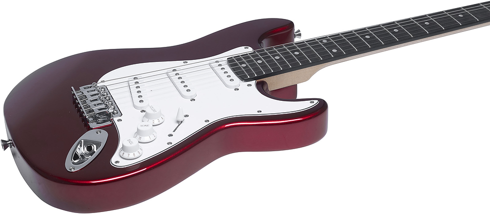 Miniaturebillede: Eko ST100-3/4-RED Type Strat - Format 3/4 - Chrome Red