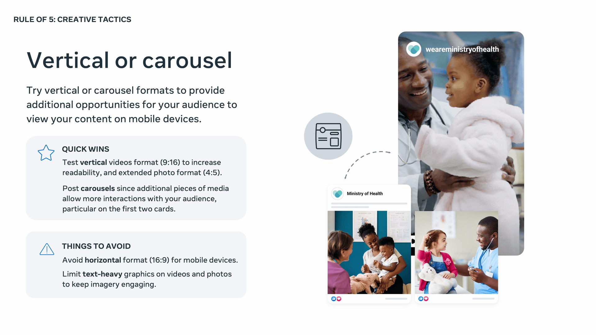 Gif of built out ads to support content