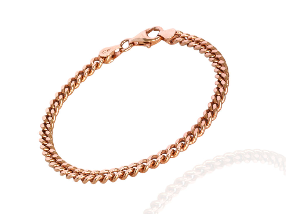 Roségold Armband:  Feines, gewundenes Design
