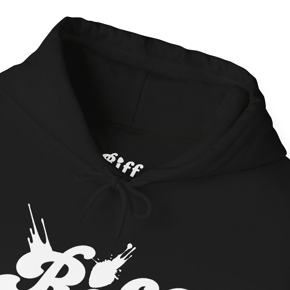 Thumbnail: Riff Culture Paint It Black Hoodie