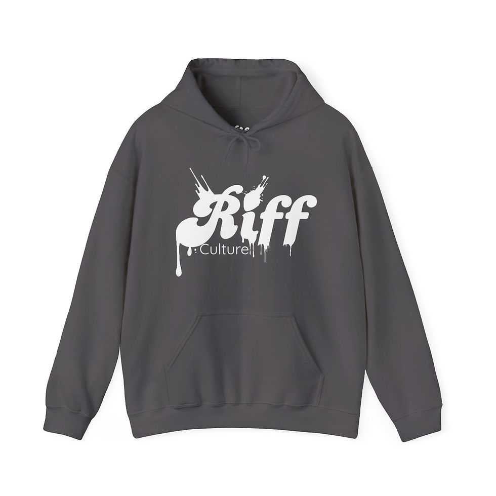 Thumbnail: Riff Culture Paint It Black Hoodie