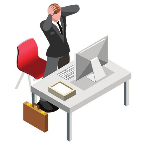 Stressed boss